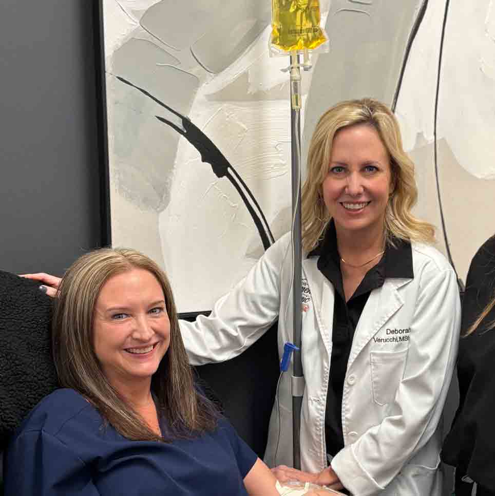 Custom IV Therapies A Photo of an IV Patient